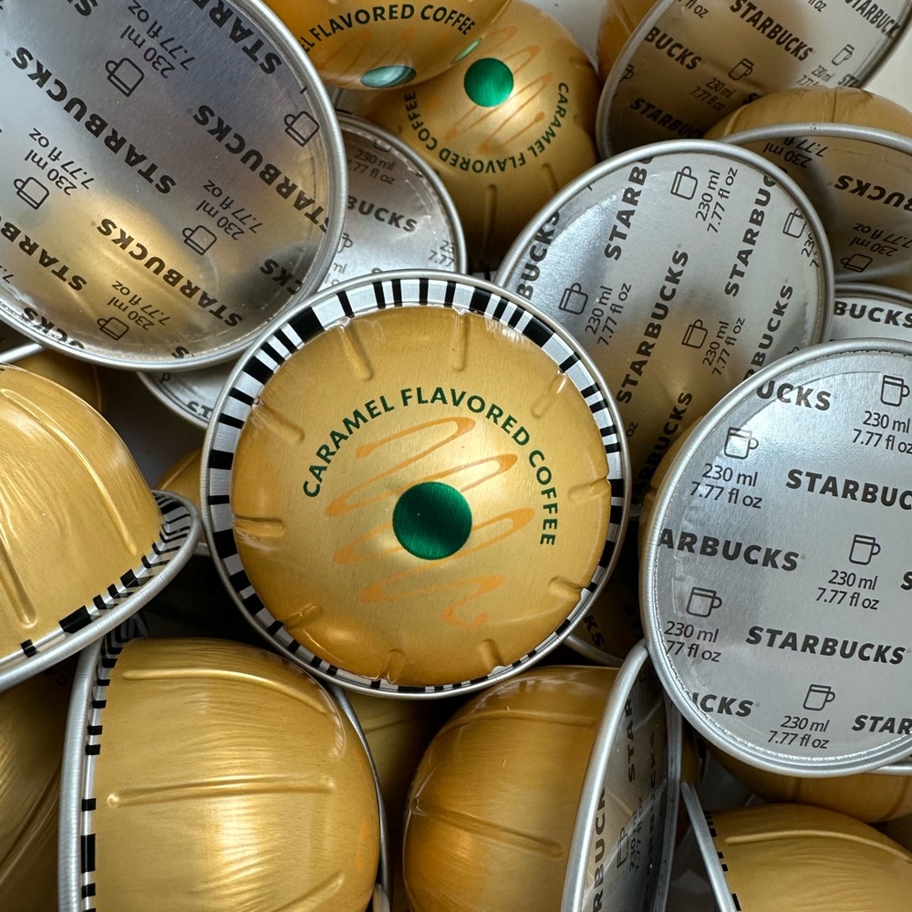 Starbucks Smooth Caramel Nespresso Vertuo 40 Loose Pods Capsules 12/30/26